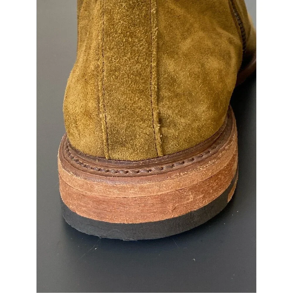 Frye Men's Suede Chukka Boot in Olive Tan Sz 10 Western Street Casual